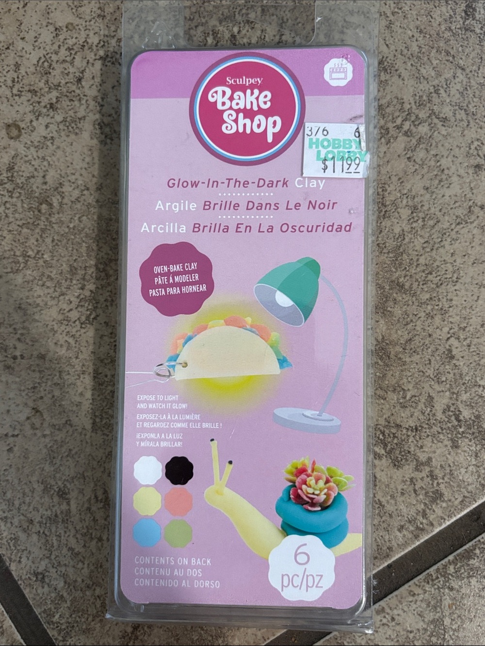New Bake Shop Glow in the Dark Modeling Clay